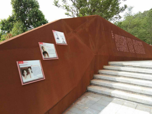大路镇耐候钢挡土墙